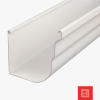 CANAL DURM CAUDAL 6MTS PVC BLANCO